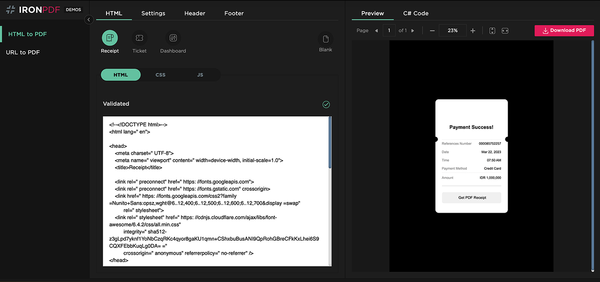 Html To Pdf Converter related to 使用我們的免費在線工具立即將HTML轉換為PDF